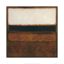 Earth Walk Composition No.06 by Bea Last - Abstract Art Print 19.7 x 19.7 | Modern Wall Décor