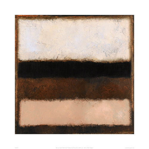 Bea Last Earth Walk Composition No.03 Art Print - 19.7 x 19.7 Abstract Wall Art Décor