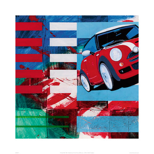 Michael Pell Mini Art Print - Abstract Wall Art for Modern Decor