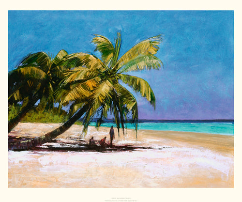 Malindi Art Print by Jonathan Sanders - Coastal Wall Décor, 19.7 x 2... Inches