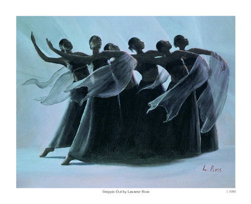 Steppin' Out by Lavarne Ross Wall Art Décor 6 1/2 x 8 Art Print