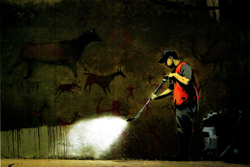Framed Powerwash by Banksy | 11 x 14