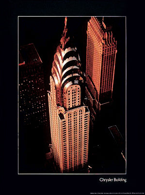 Chrysler Building by Nathan Benn Wall Art Décor 24 x 18 Art Print