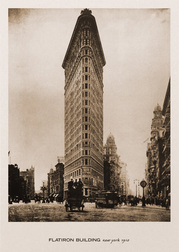 Flatiron Building, New York, 1910 by Anon Wall Art Décor 24 x 18 Art Print