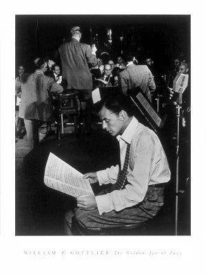 Frank Sinatra by William Gottlieb Wall Art Décor 24 x 18 Art Print