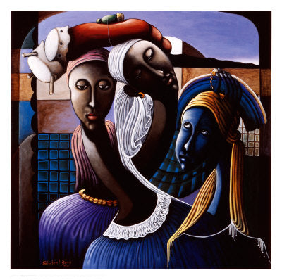 Trilogy of Expression II by Shubert Denis - Modern Abstract Wall Art Print