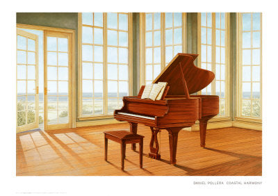 Coastal Harmony by Daniel Pollera Wall Art Décor 24 1/8 x 34 1/8 Art Print