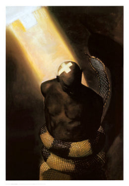 Spiritual Warfare Art Print by Laurie Cooper - 30x21 " Wall Decor