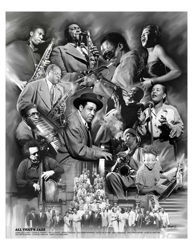 All That's Jazz Art Print by Wishum Gregory - 11x... Wall Decor