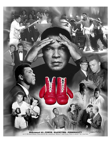 Framed Muhammad Ali: Power, Magnetism, Personality by Wishum Gregory