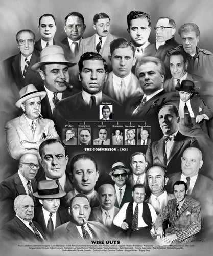 Framed Wise Guys by Wishum Gregory | 24 x 20