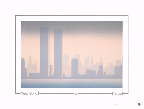 New York I by Mistral - Modern Cityscape Art Print | Wall Decor