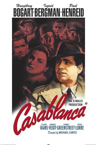 Framed Casablanca (Color) 36 x 24