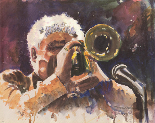 Framed Maynard Ferguson by Harmon Montgomery | 16 x 20