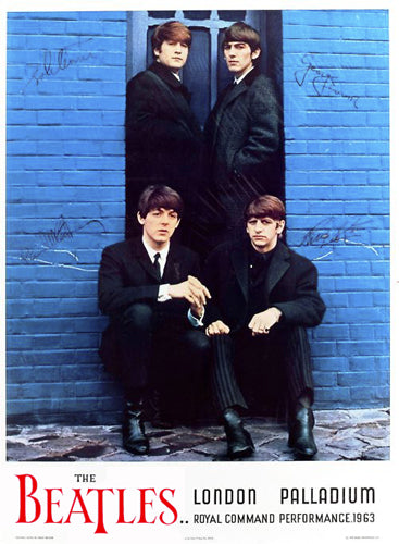 Framed The Beatles, London Palladium, 1963 32 1/4 x 21 3/4 Art P...