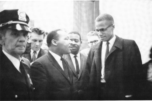 Framed Two Leaders, Washington DC, March 26, 1964 18 x 12