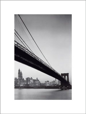 Brooklyn Bridge Art Print by New York Collection - Iconic NYC Wall Decor