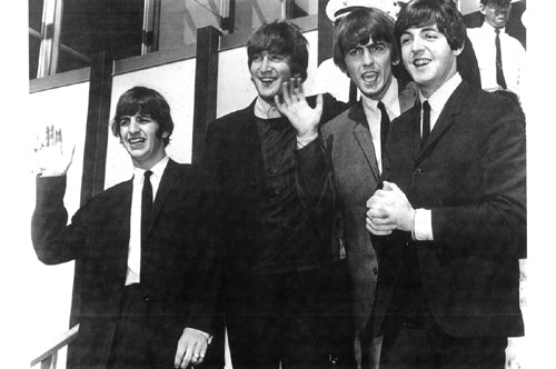 Framed The Beatles at LAX, 1964 12 x 18 1/8