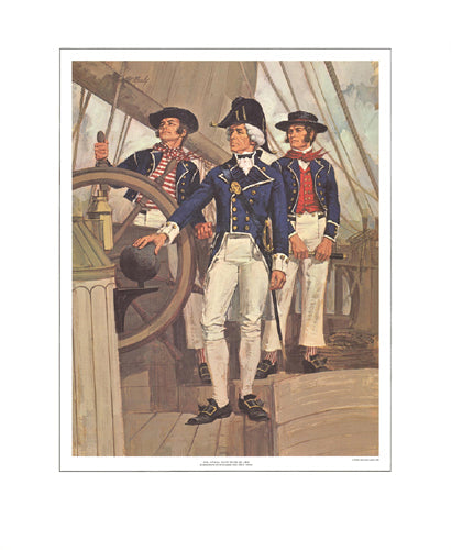 Framed The Royal Navy (War of 1812) by Tom McNeely | 20 x 16