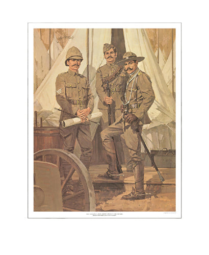 Framed The Canadian Army (South African War 1899-1900) by Tom McNeely