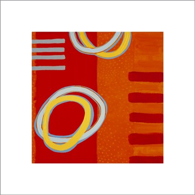 Russian Rings by Lee Crew Wall Art Décor 15 3/4 x 15 3/4 Art Print