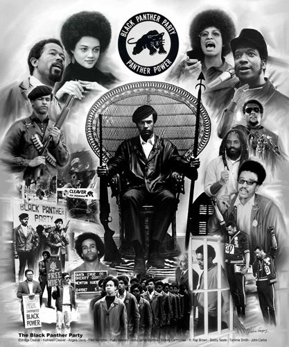 Framed The Black Panther Party by Wishum Gregory | 24 x 20
