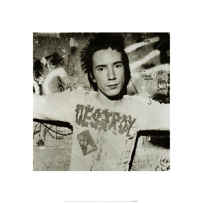 Johnny Rotten: Destroy by Anon Wall Art Décor 15 ¾ x 15 ¾ Art Print