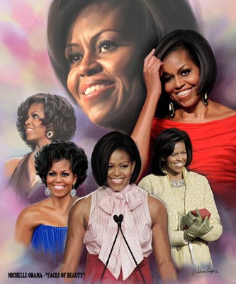 Framed First Lady by Wishum Gregory | 24 x 20