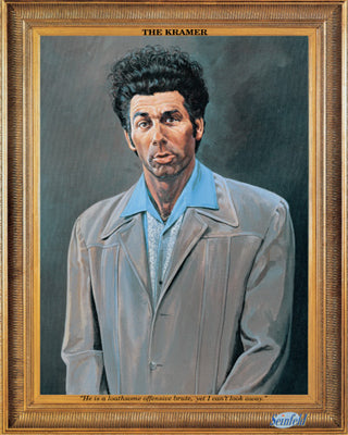 Framed Kramer (Seinfled) by Larry Salk | 20 x 16