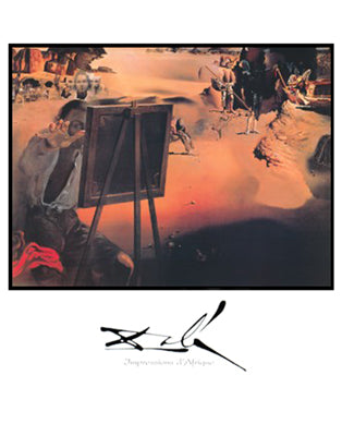 Framed Impressions d'Afrique by Salvador Dali | 28 x 22