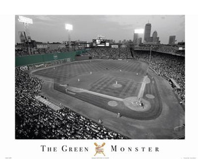 Framed The Green Monster: Fenway Park 16 x 20