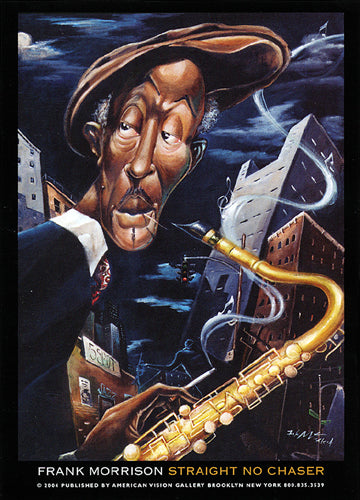 Frank Morrison Straight, No Chaser Art Print - 7x5 " Urban Jazz Wall Art Décor
