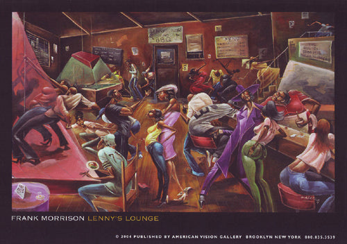 Lenny's Lounge Frank Morrison Art Print - 5x7 " Wall Decor