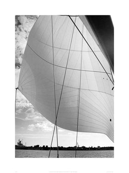 Rachel Fearnley Billowing Deep Art Print - Large Abstract Wall Decor 31.5 x 24.5 in