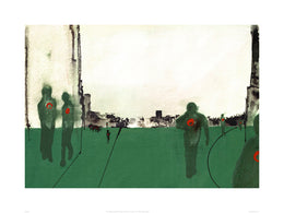 Killer Text by David Penzer - Modern Abstract Art Print | 23.6 " Wall Decor