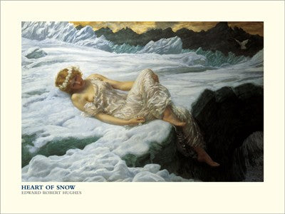 Heart of Snow by Edward Robert Hughes Wall Art Décor 23 1/2 x 31 1/2 Art Print