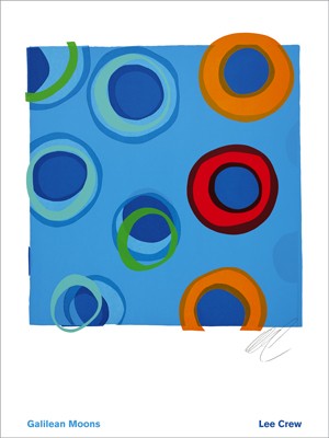 Galilean Moons by Lee Crew Wall Art Décor 31 ½ x 23 ½ Art Print