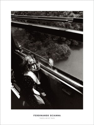 Traveling by Train by Ferdinando Scianna Wall Art Décor 31 1/2 x 23 5/8 Art Print