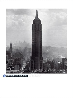 Empire State Building by Anon Wall Art Décor 31 1/2 x 23 5/8 Art Print