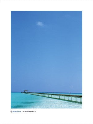 Sea Jetty by Yukimasa Hirota Wall Art Décor 31 1/2 x 23 1/2 Art Print