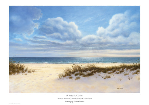 Framed Art A Path to a Cure by Daniel Pollera | 24 x 34