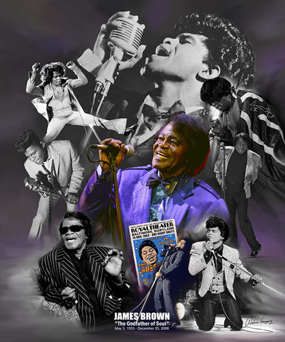 Framed James Brown: The Godfather of Soul by Wishum Gregory