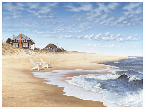 Hampton Beach by Daniel Pollera Wall Art Décor 12 ½ x 16 ½ Art Print