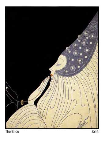 Framed The Bride by Erté - Romain de Tirtoff | 7 ¼ x 5 1/8