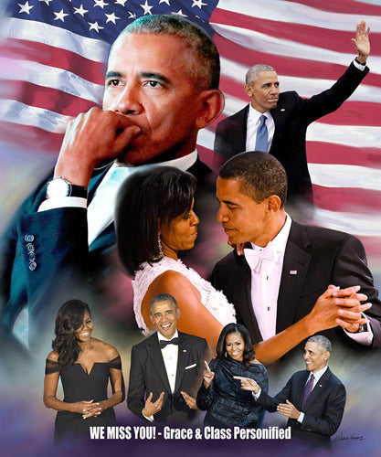 We Miss You! Grace & Class Personified by Wishum Gregory Wall Art Décor 24 x 20 Art Print