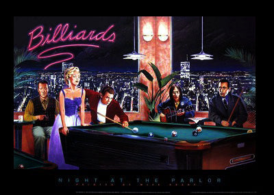 Framed Night at the Parlor by Mike Grant | 24 x 36