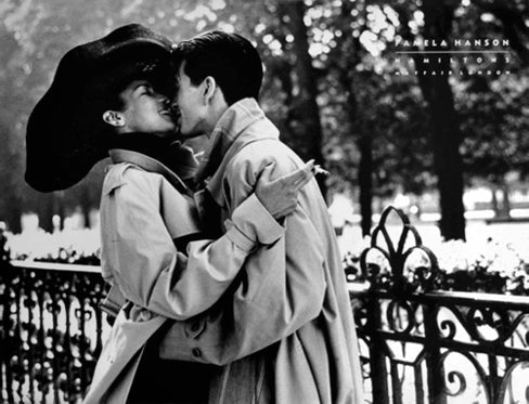Framed Veronica and Alex, Paris, 1984 by Pamela Hanson | 23 5/8 x 31 ½ Art...