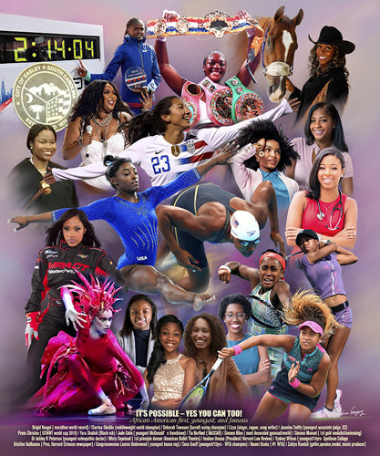 It’s Possible – Yes You Can Too by Wishum Gregory Wall Art Décor 24 x 20 Art Print