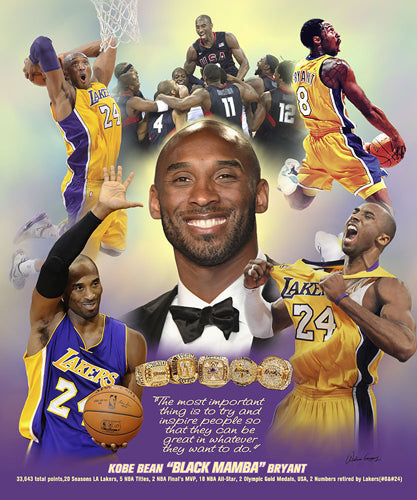 Framed Black Mamba by Wishum Gregory | 20 x 16