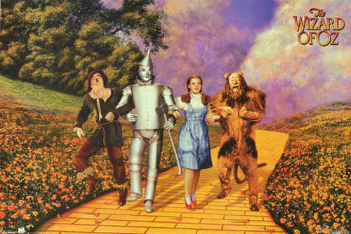 Framed The Wizard of Oz: Yellow Brick Road 24 x 36